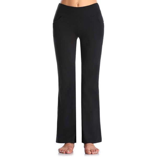 Buttery Soft Bootcut Yoga Pants with Tummy Control - Image 3