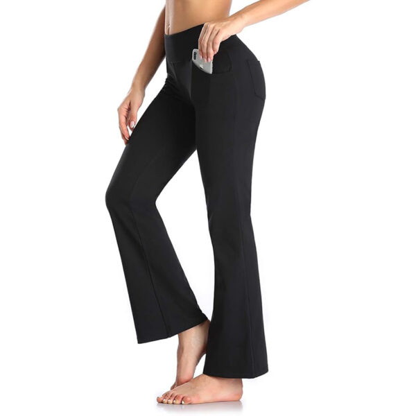 Buttery Soft Bootcut Yoga Pants with Tummy Control - Image 2