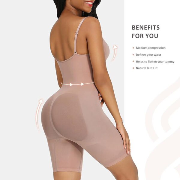 Tummy Control Shapewear Bodysuit - Image 4