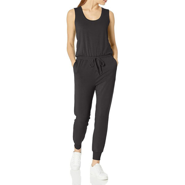 Women’s Studio Terry Fleece Jumpsuit - Image 5