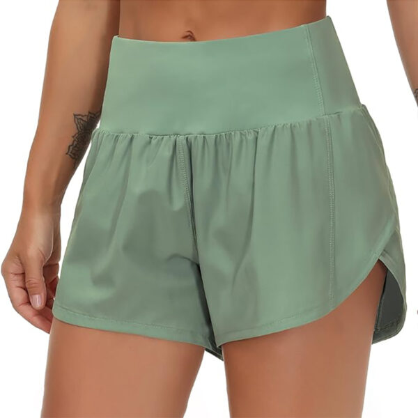 High Waisted Quick-Dry Running Shorts - Image 3