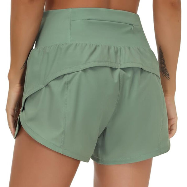 High Waisted Quick-Dry Running Shorts - Image 4